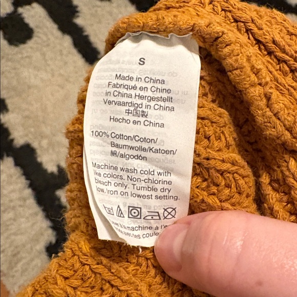 Mustard Yellow Madewell Sweater - Picture 4 of 4